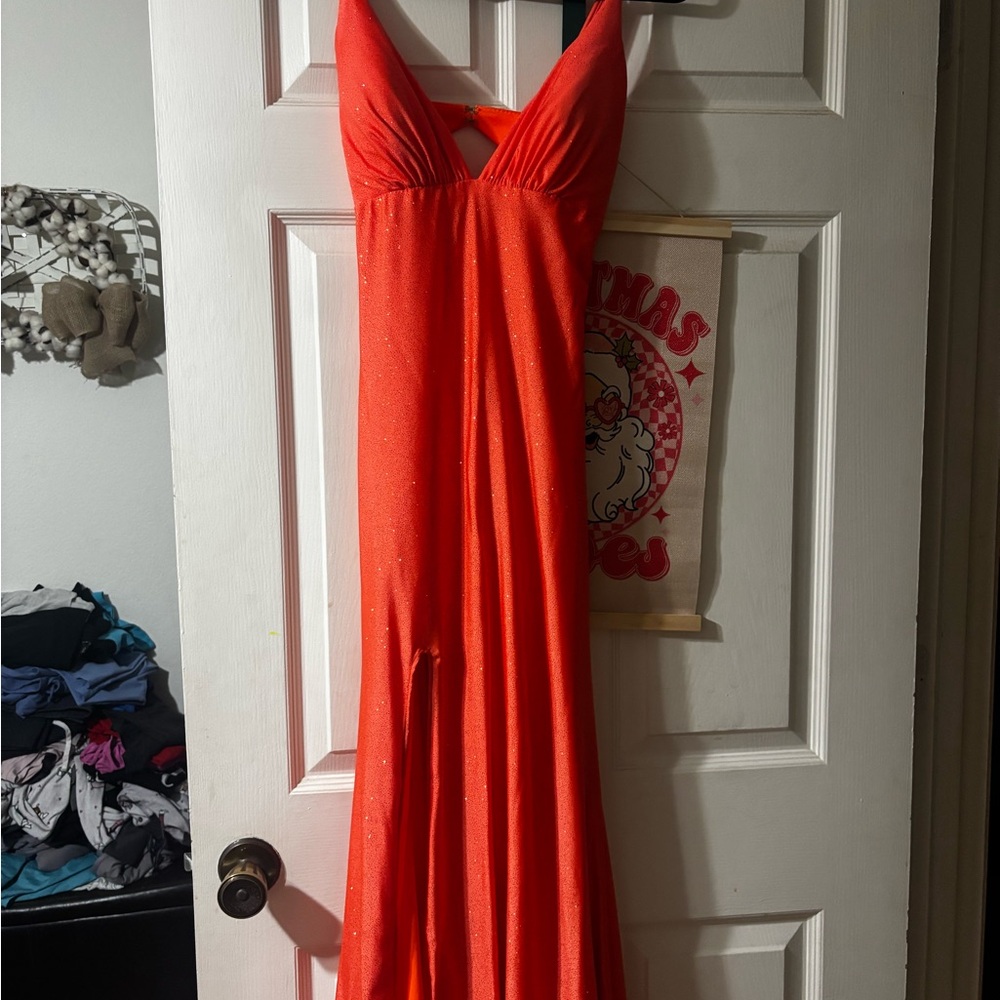 Elegant Red Evening Dress